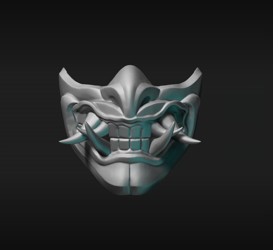 Mortal Kombat Oni Mask 3d model