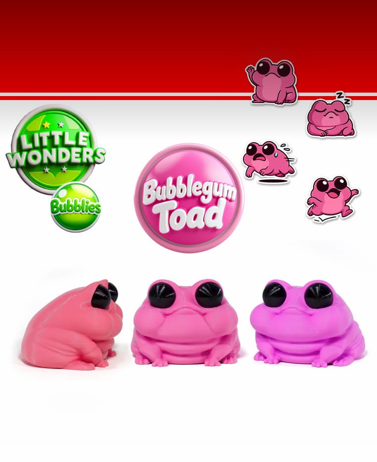 Bubblegum Toad 3d model