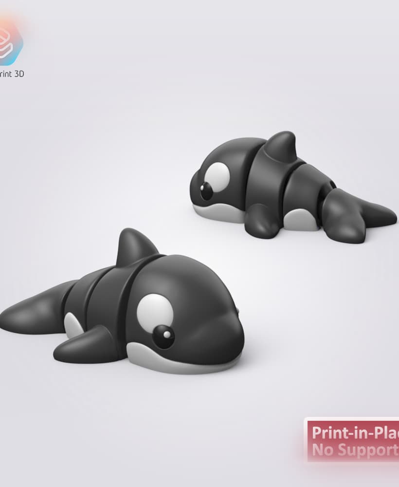 Flexi Orca 3d model