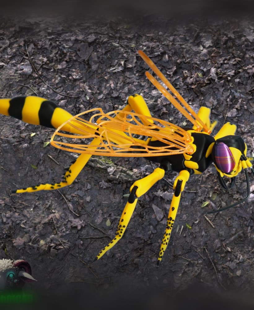 Thread Waisted Wasp 3d model