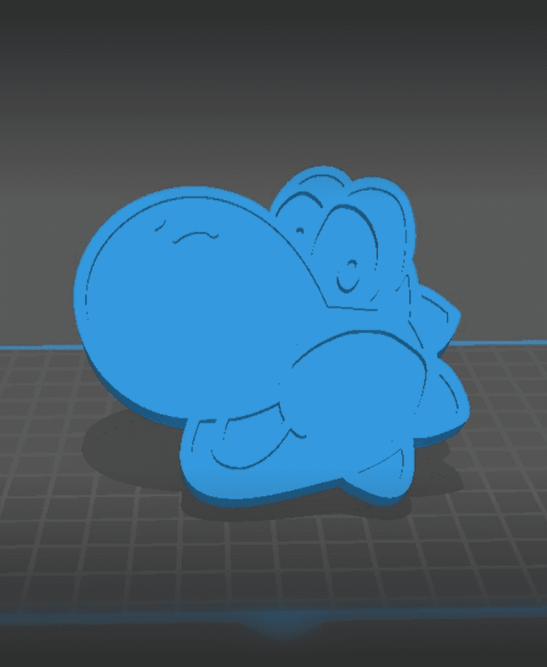 Tête de Yoshi 3d model