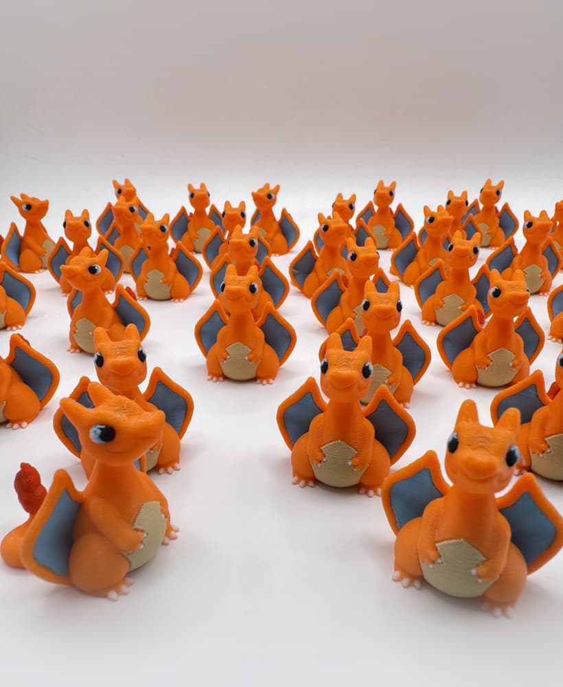 Chibi Charizard (Nosupport, 3mf included) 3d model