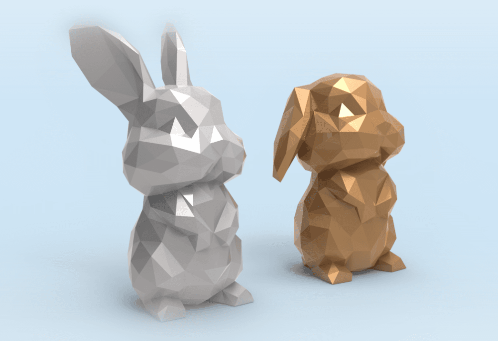 Low Poly Bunny 3d model