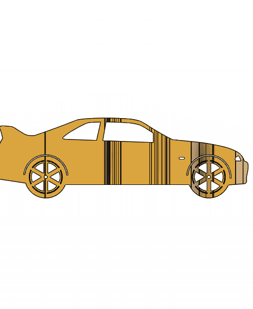 R33 Skyline Flip art inspired by Leon from Fast and Furious 3d model