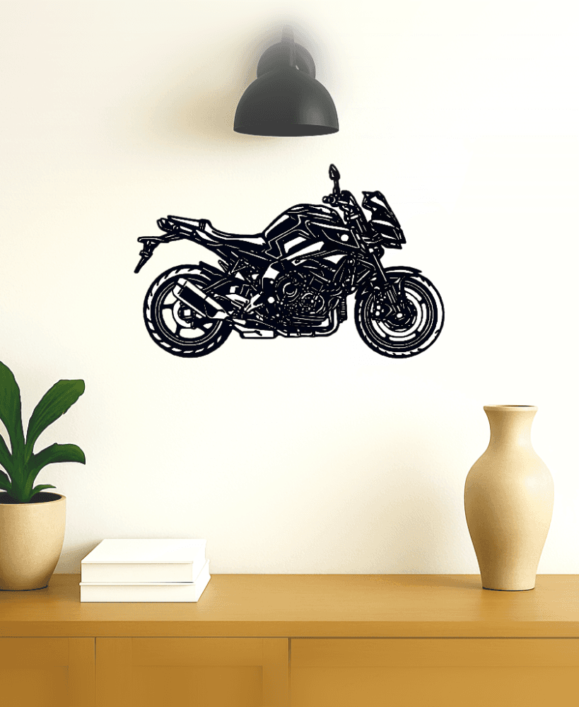 Décoration murale de moto 3d model