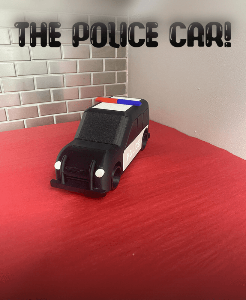 The Police Car 3d model