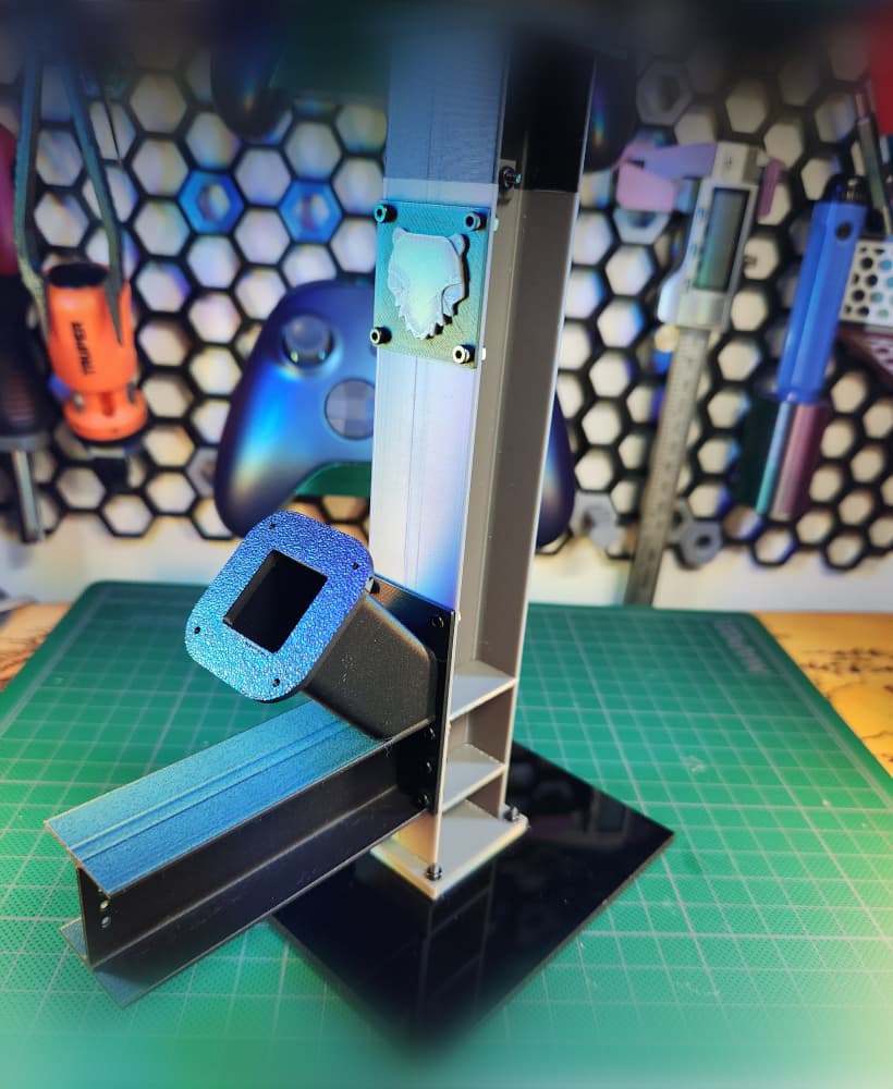 Desktop Connection Tree Structural Steel Sculpture 3d model