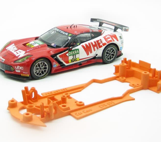 PSCA01102 Chassis Carrera Corvette C7R GT3 - Slot.it pod - digital 3d model