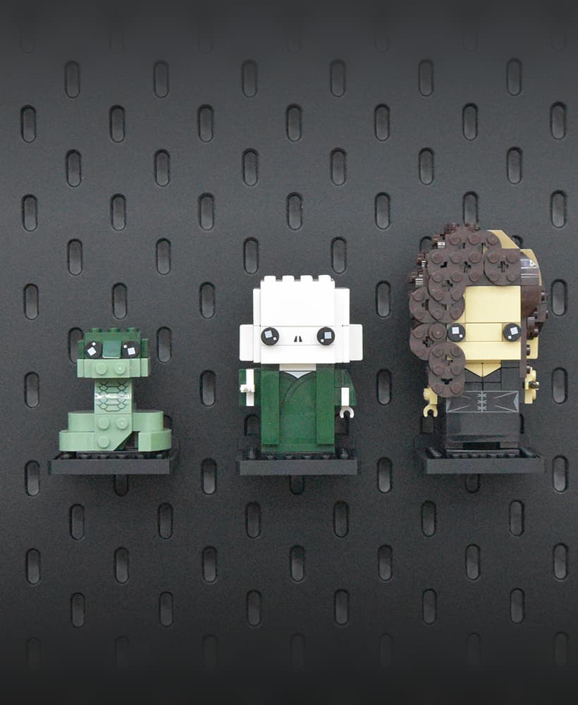 IKEA Skadis Bracket for LEGO BrickHeadz | Display - Holder - Mount - Stand 3d model