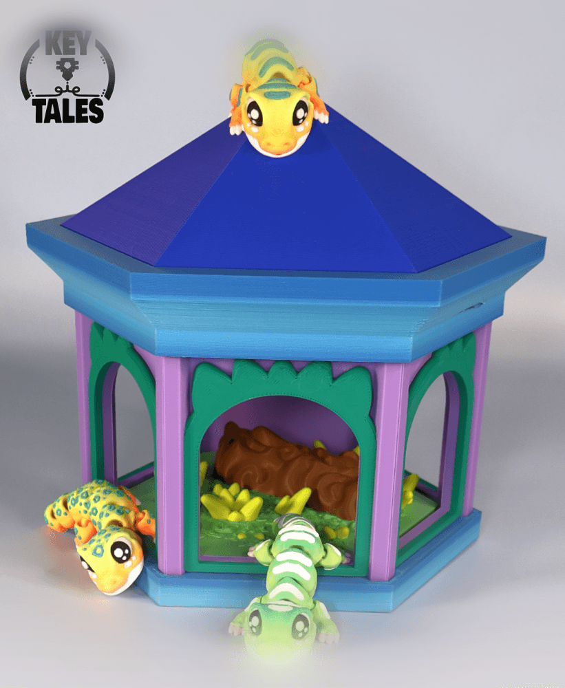 The Lizard and friend 3d model