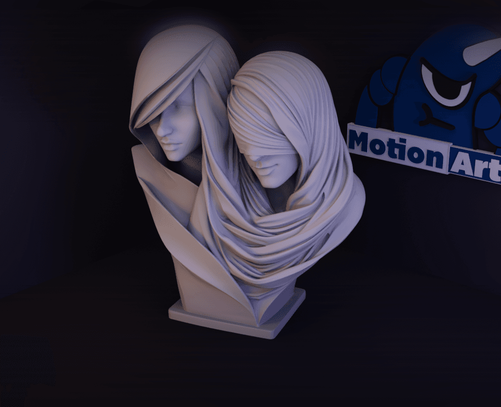 Estatua Dupla.stl 3d model