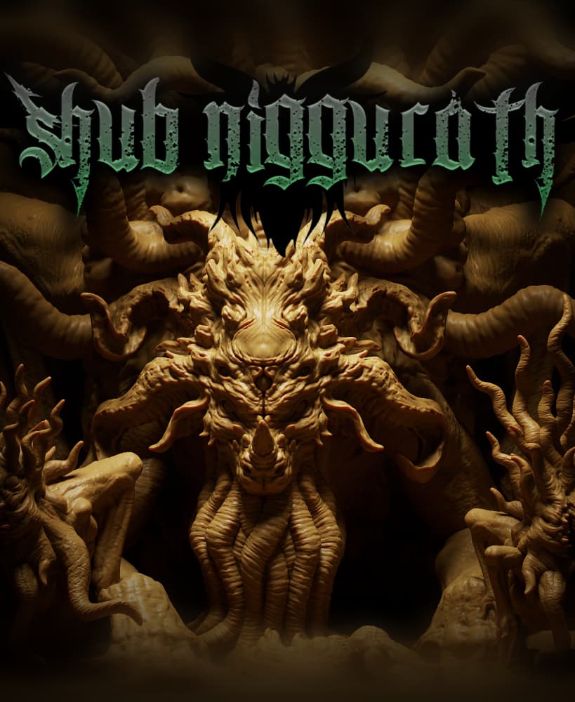 Shub-Niggurath, The Black Goat of the Woods with a Thousand Young 3d model