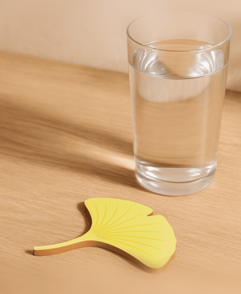 Leaf Coaster 3D Print Files: Nature-Inspired STL Bundle (Monstera, Ginkgo, Maple, Oak) 3d model