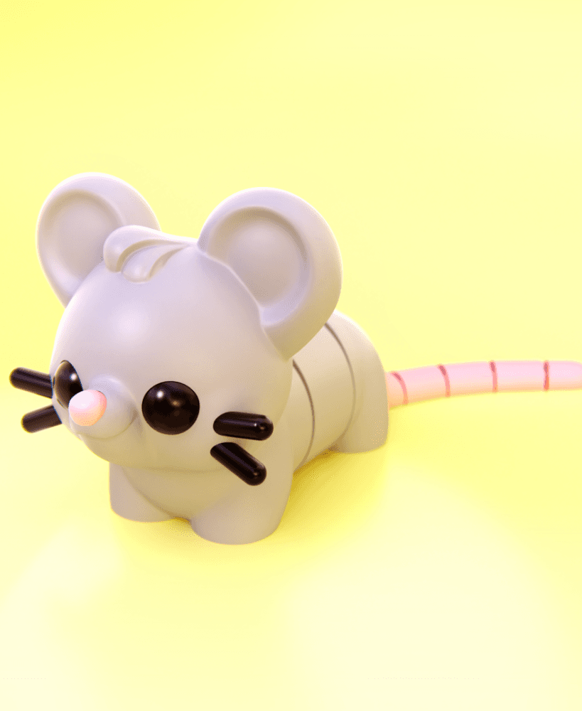 Cute Flexi Mouse | No AMS 3d model