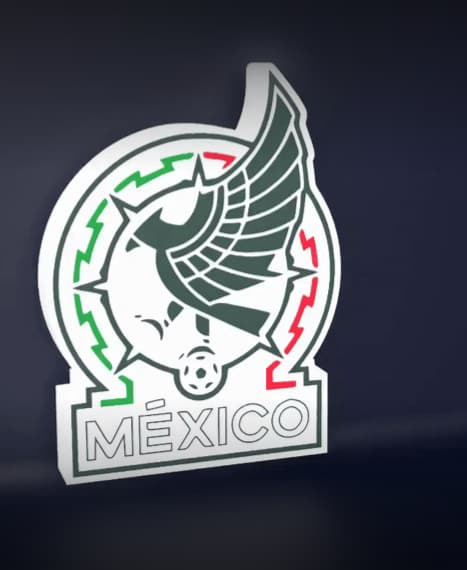 Mexican Football Team - LED Strip compatible 3d model