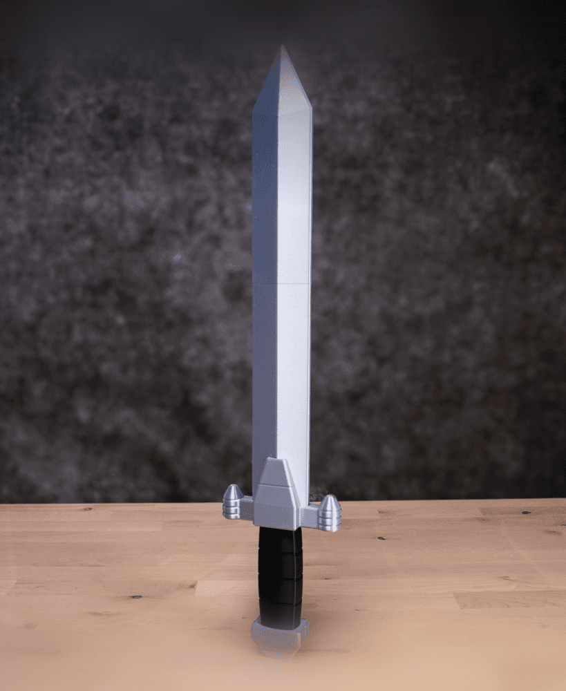 Beskar Short Sword | No AMS, No Support, No Glue 3d model