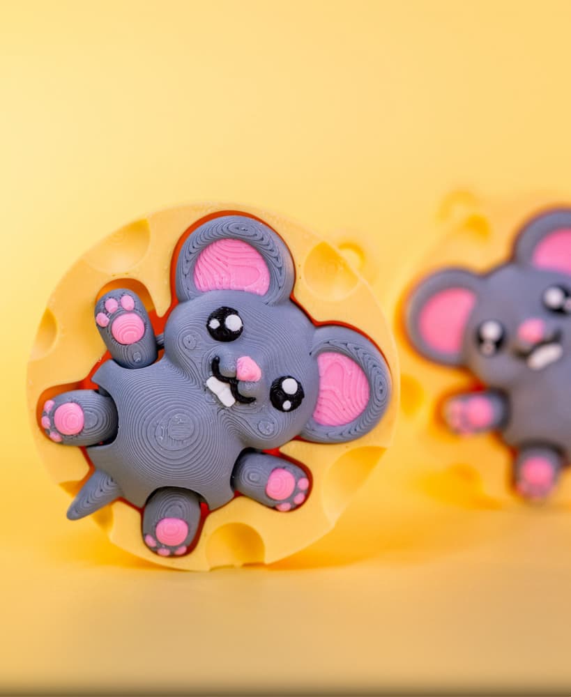 Clicky Mouse in Cheese Fidget | Subscriber Exclusive 3d model