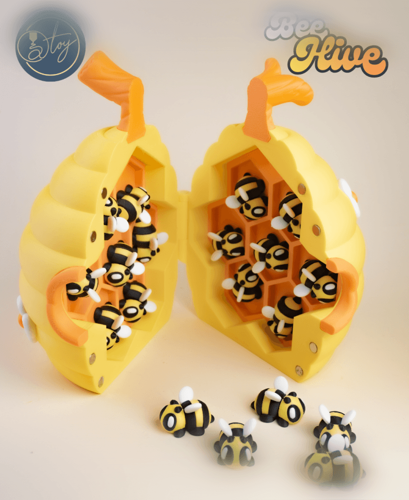 BEE HIVE – MODULAR MAGNETIC DISPLAY SET 3d model