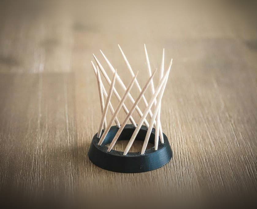 Toothpick Stand - Parametric Hyperboloid 3d model