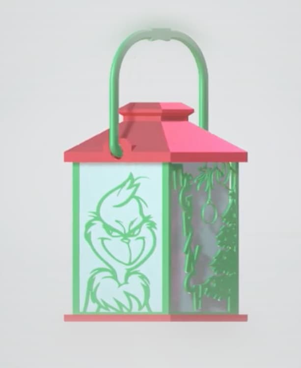 Grinch Lamp 3d model