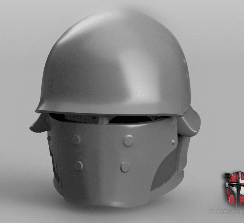 Helldivers 2 - CPR-80 Bulwark Helmet Cosplay 1:1 Replica 3d model