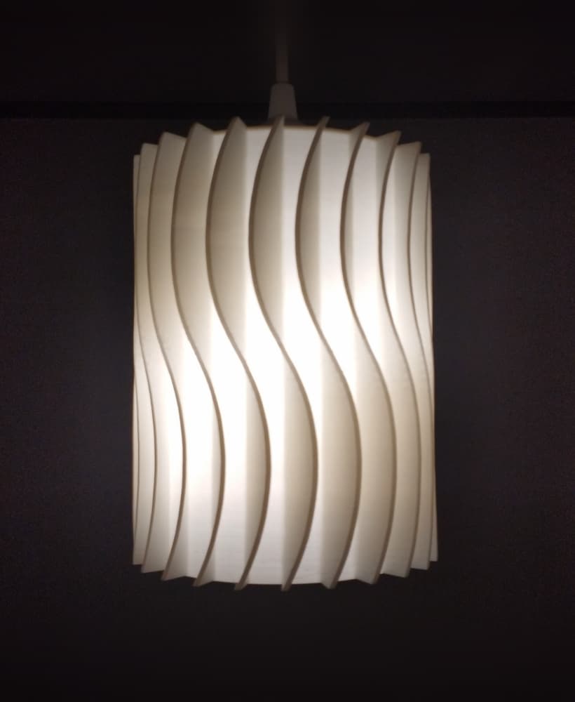 Wave Lamp 3d model