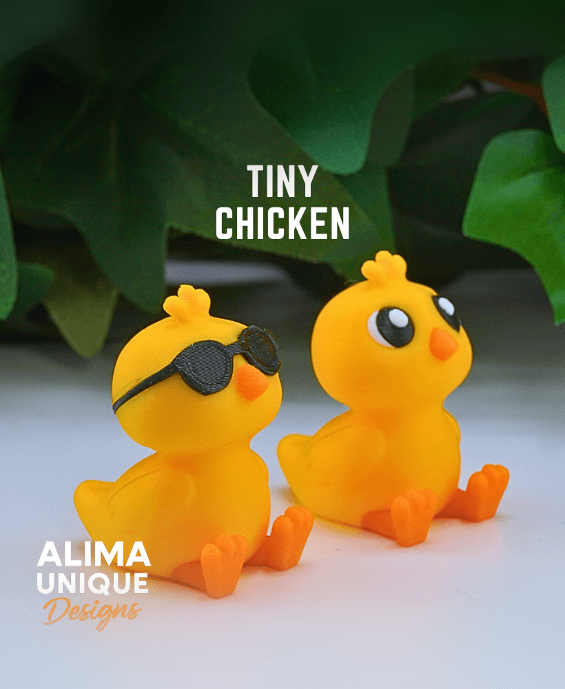 Tiny Cool and Normal Chicken 3d model