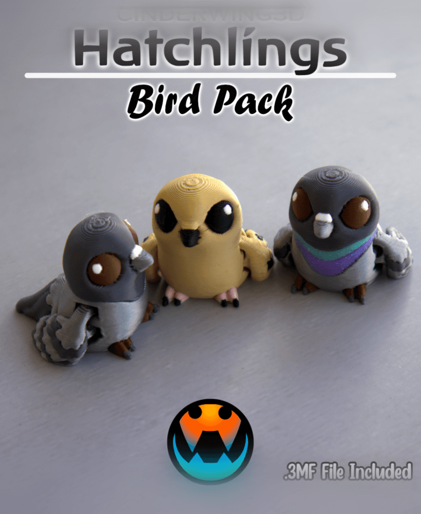Pidgeon - Dove - Hatchling 3d model