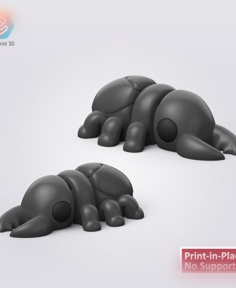 Flexi Stag Beetle 3d model