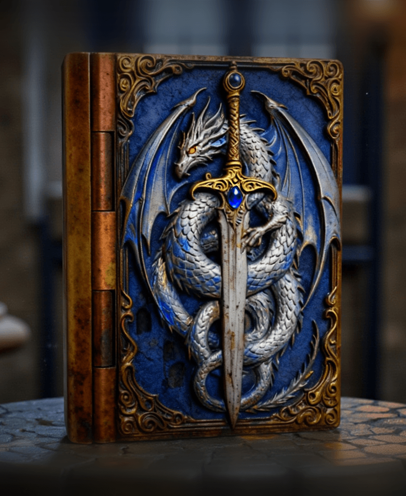Dragon & Sword Tome Box 3d model