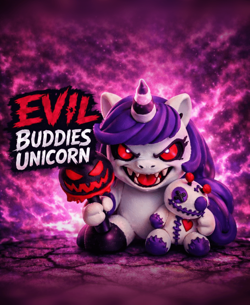 Unicorn - Evil Buddy 3d model