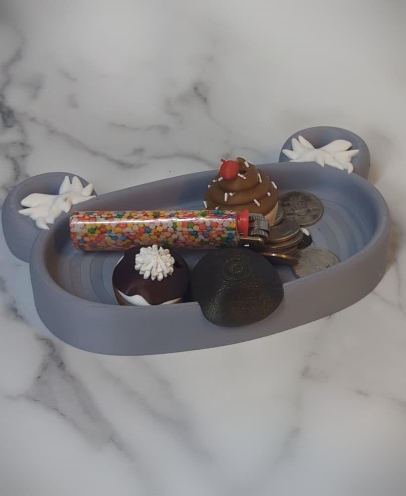 Koala -Eyeglass/Trinket Holder 3d model