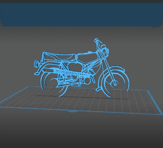 Simson - S51 Enduro Wall Art 3d model