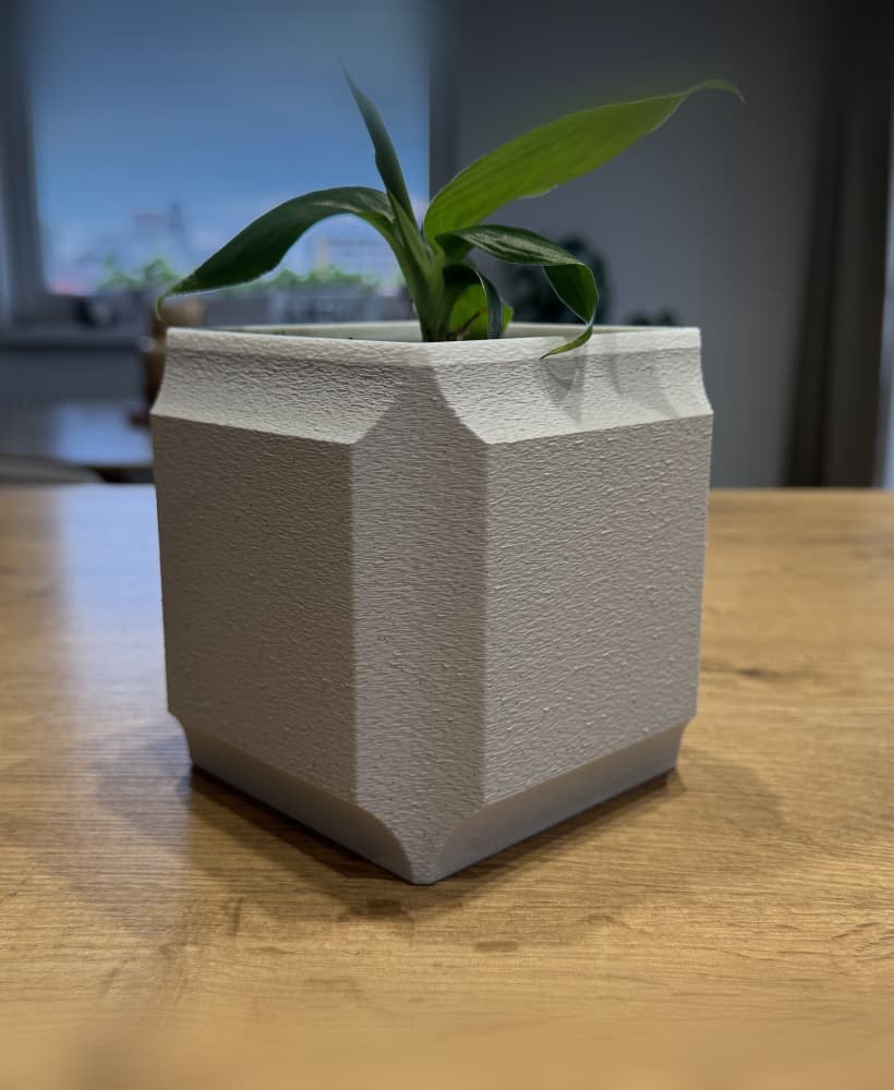 Cubic planter 3d model
