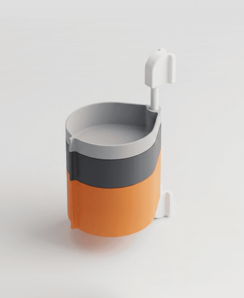 Ikea Skadis Rotatable Tray Set 3d model
