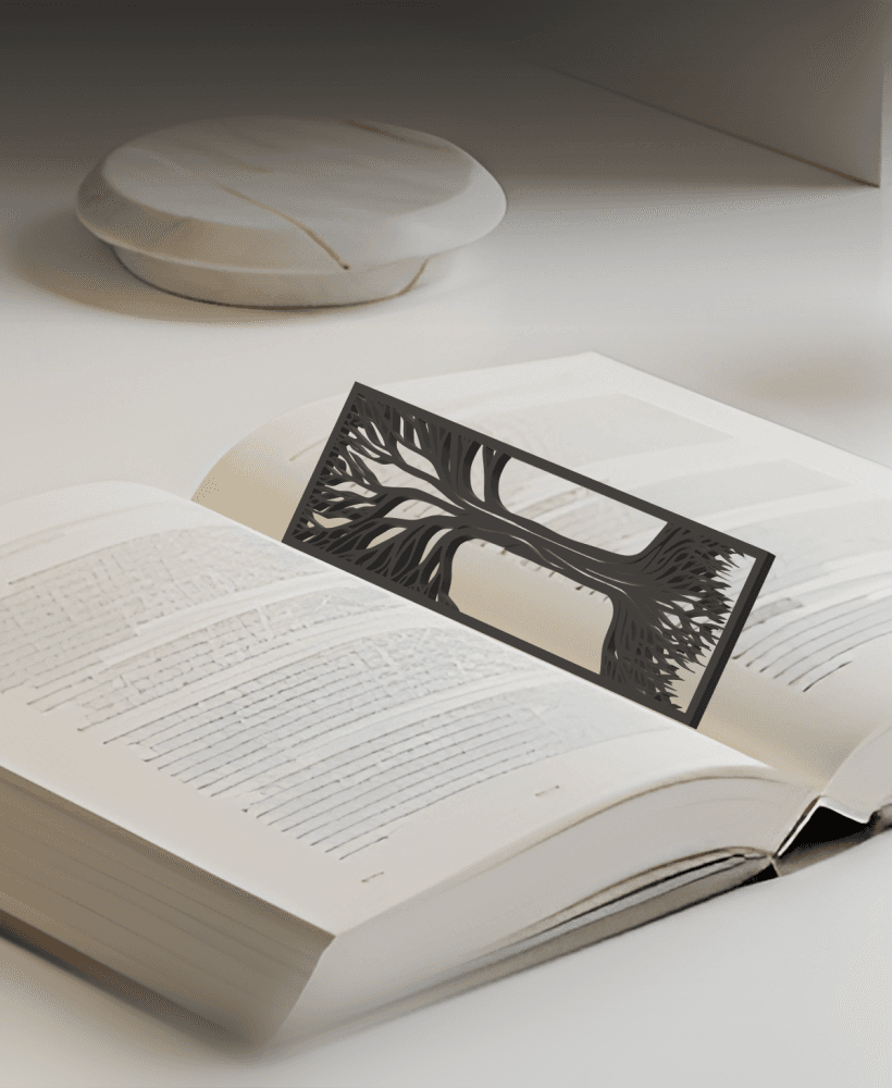 Tree Bookmark, Creativity Bookmark, Gift Idea 3d model