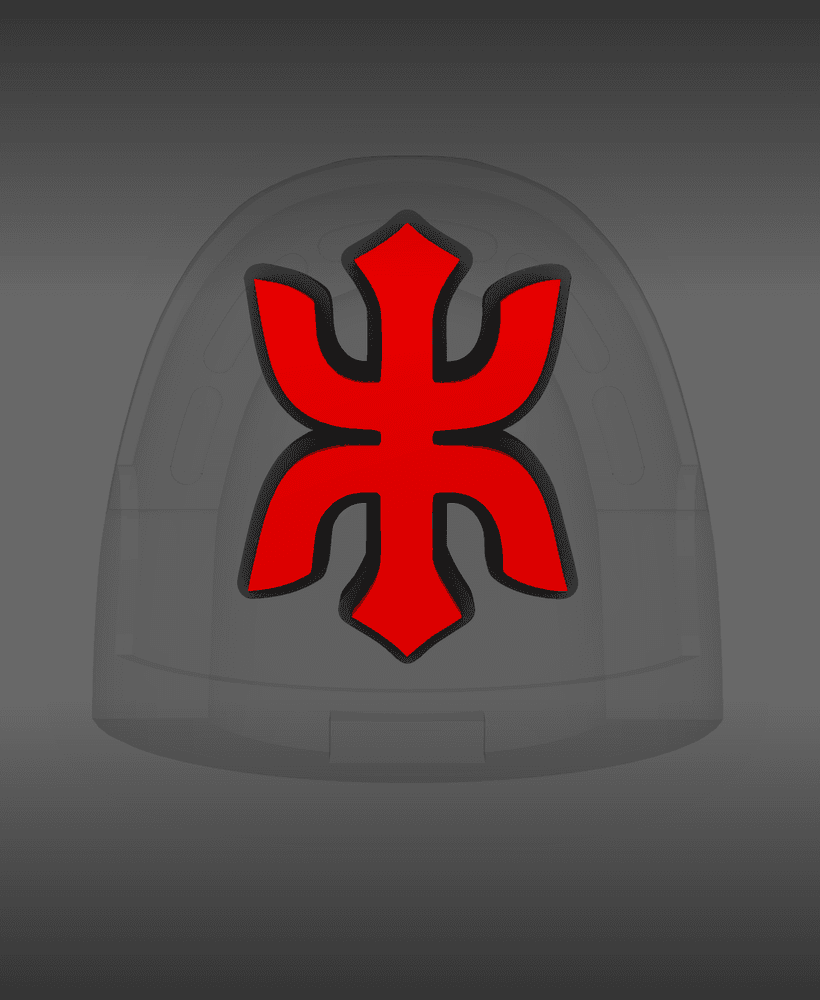 Red Ronin Chapter V10R Shoulder Symbols 3d model