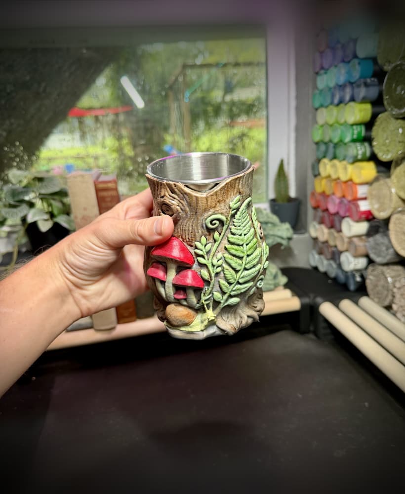 Cottage core 12oz cup 3d model