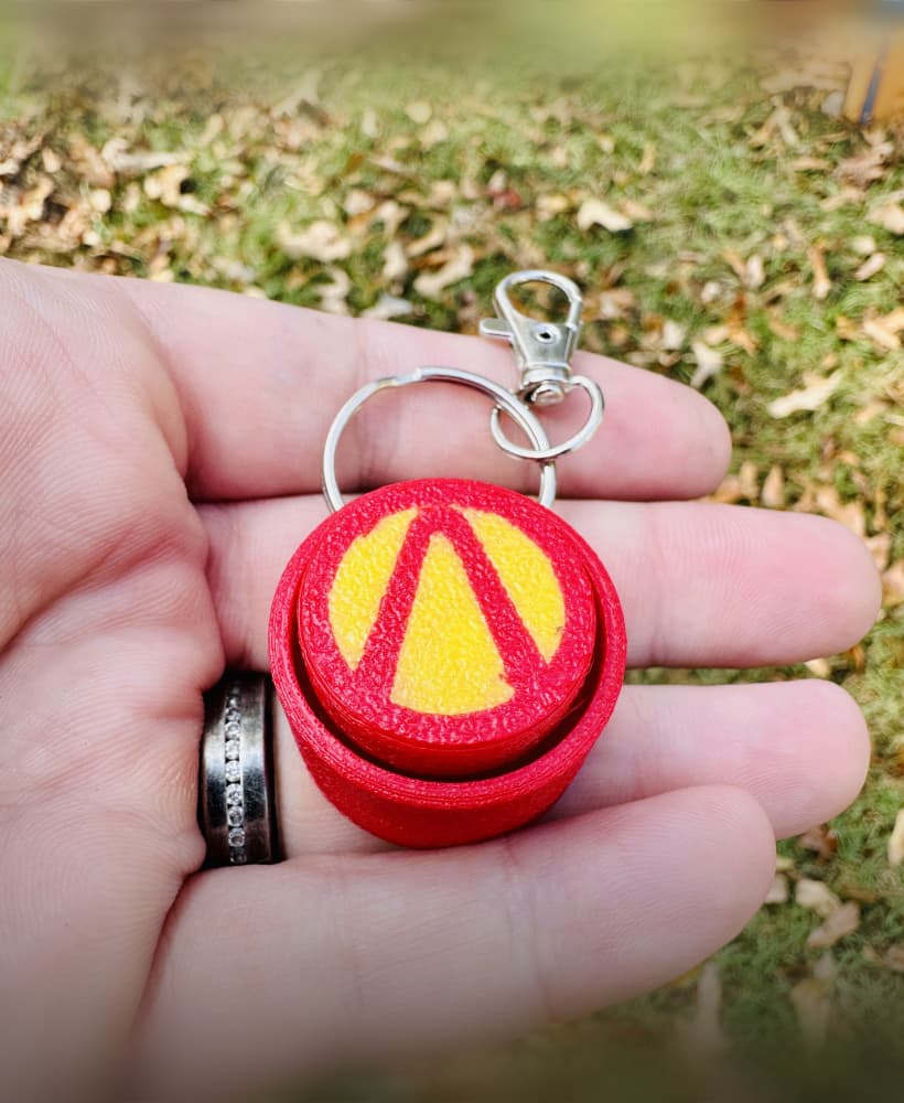 Borderlands Vault Symbol Clicker 3d model