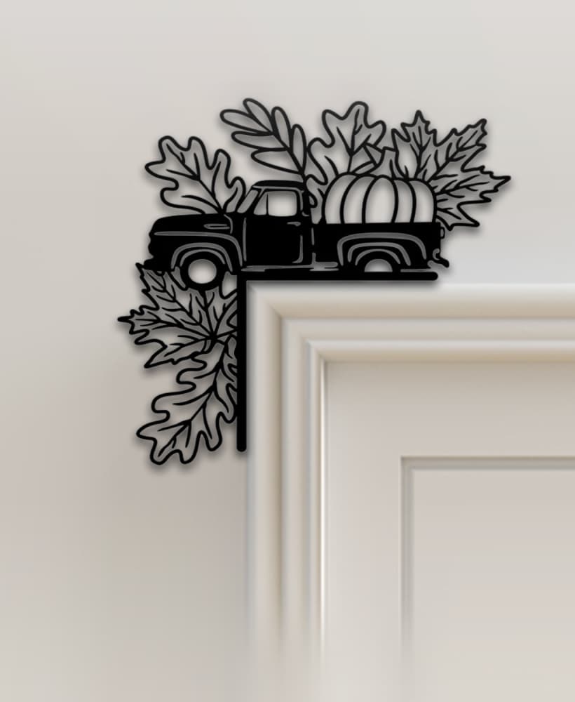 Flower Pickup Door Corner Decor 3d model