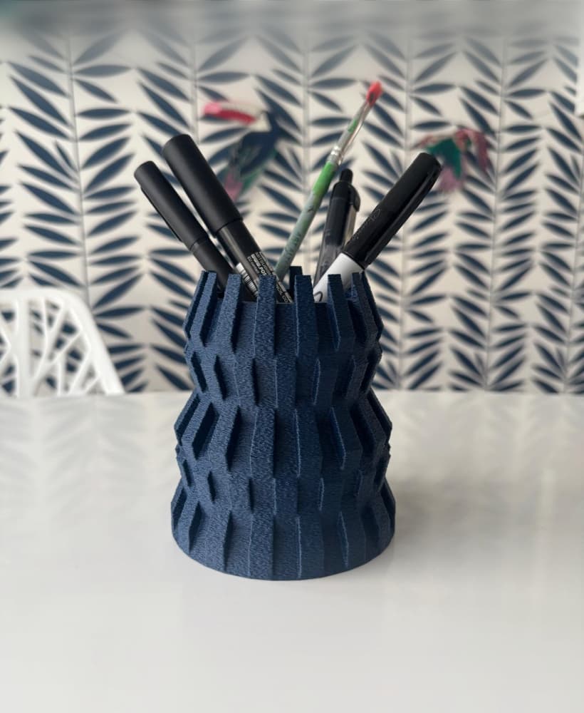 Strata- A Pen Holder 3d model