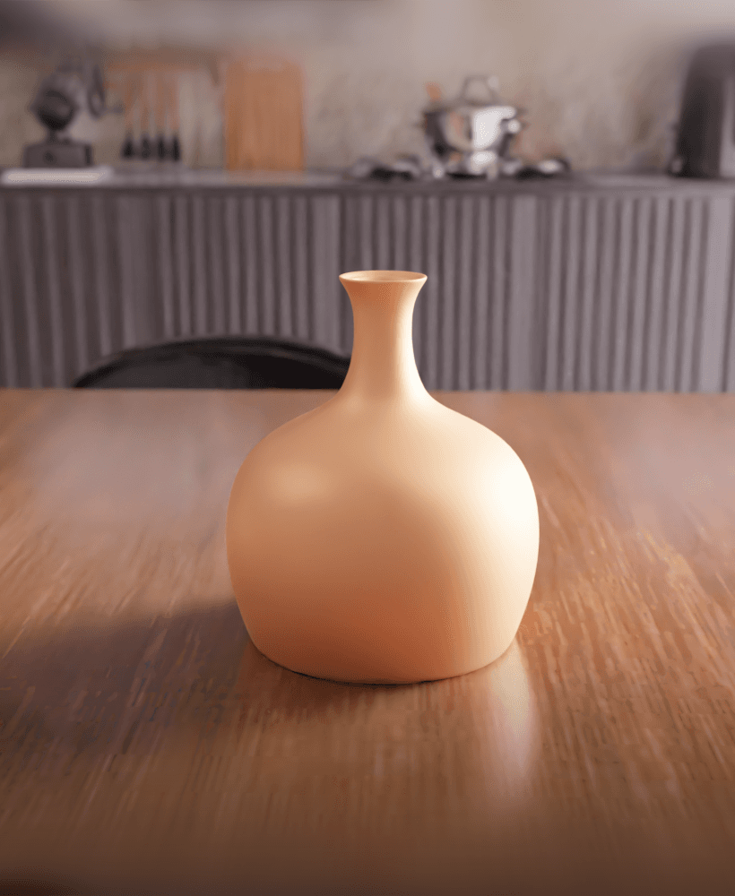Nordic Minimalist Spherical Decorative Vase 3d model
