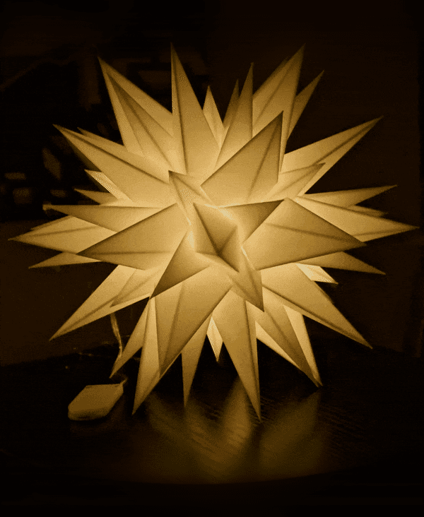 Crystal Star Christmas Lamp 3d model