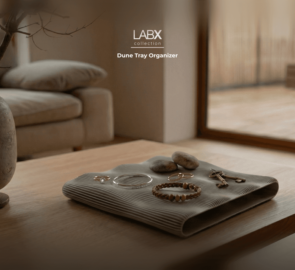 Dune Tray Organizer – Desert-Inspired Minimalist Organizer 3d model