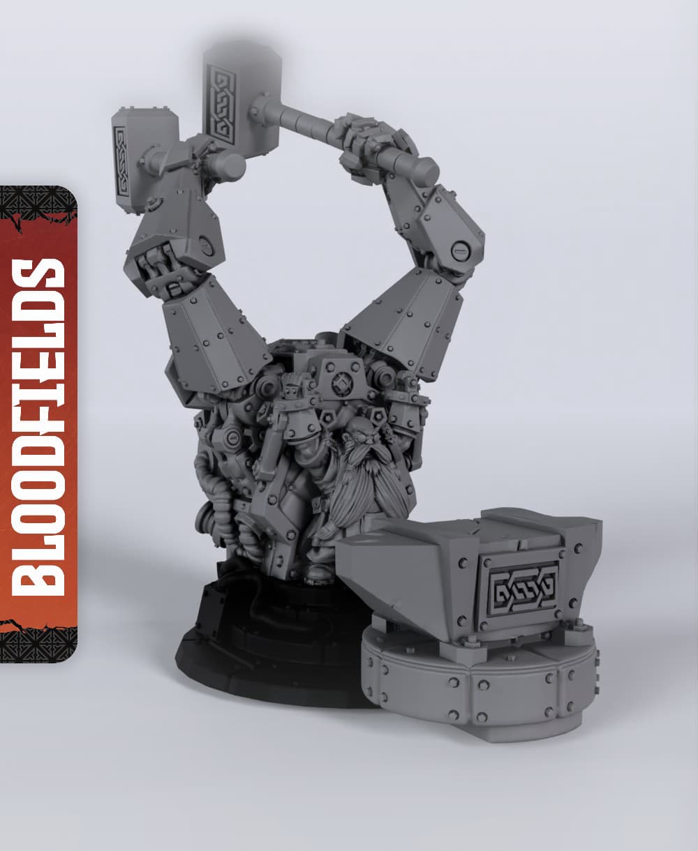 Ancient Forge - With Free Dragon - 5e DnD Inspired for RPG and Wargamers 3d model