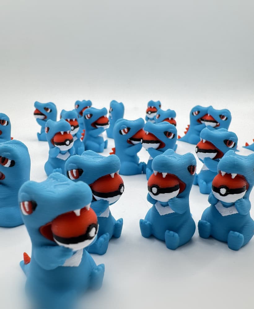 Totodile (Nosupport, 3mf included) 3d model