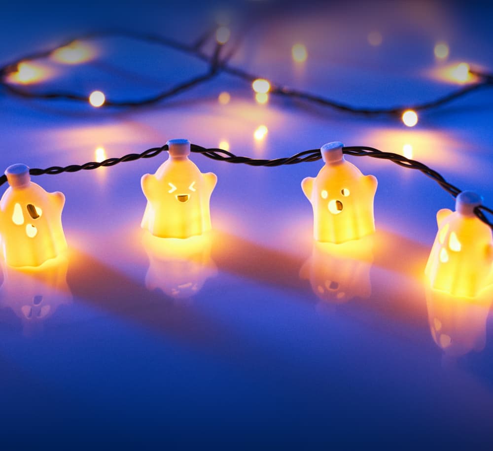 Cute Ghosts for String Fairy Lights 3d model
