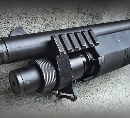 Airsoft Tri Shotgun Dual Rail Barrel Mount 3d model