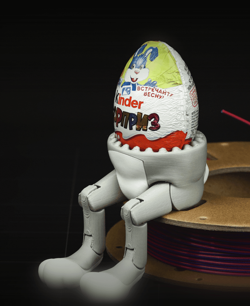 Egg Bunny Buddy 3d model