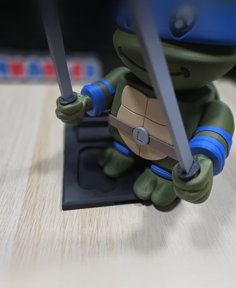 Chunkables TMNT Wall Mount and IKEA Skadis Mount.3mf 3d model